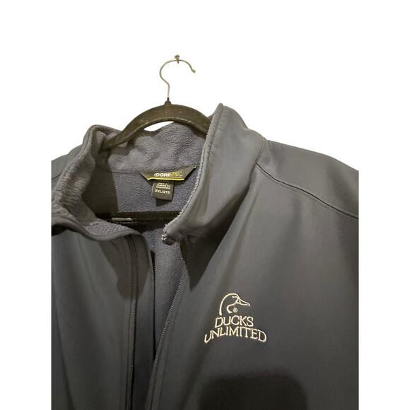 Ducks Unlimited Core 365 Men's Gray Sleeveless Front Full Zip Vest Size 2XL - Picture 2 of 6